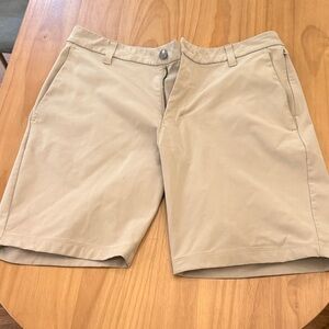 Lululemon 9” Khaki ABC Commission Shorts - Size 33
